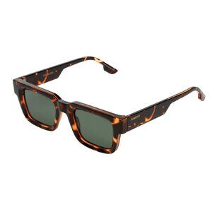 Komono "Victor" Sunglasses - Havana frame with dark green lenses - NWT